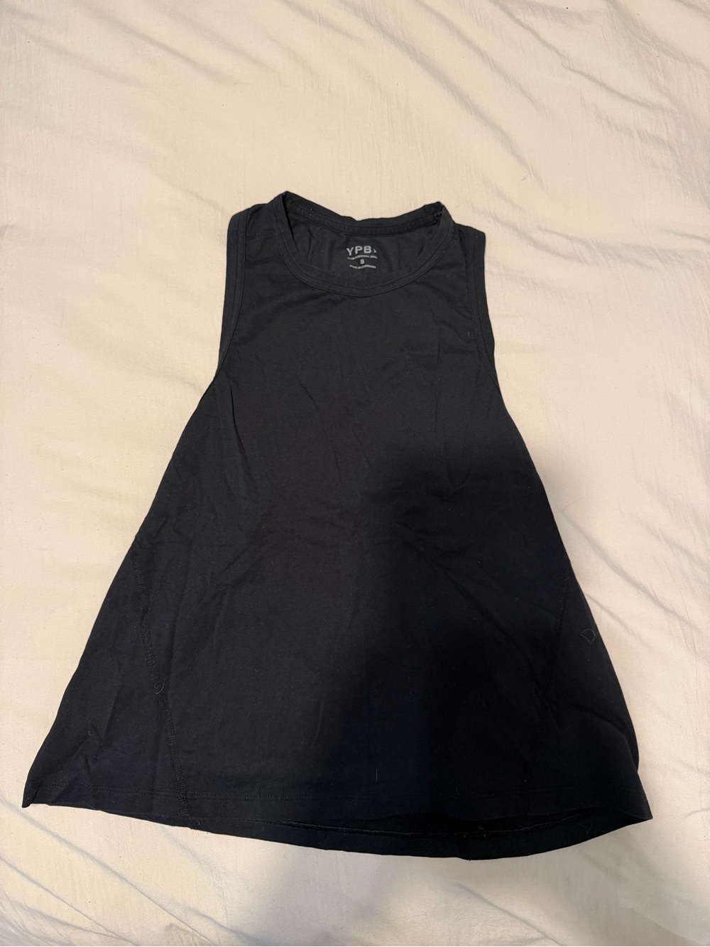 YPB Black Sleeveless Tank Top Size Small